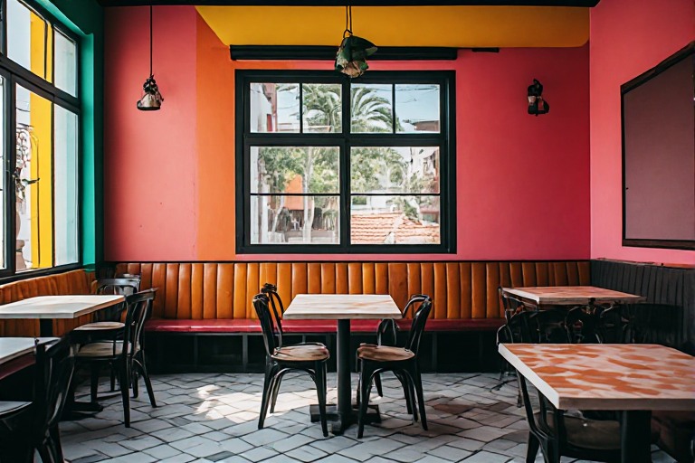 Interior de WebOrbit Café